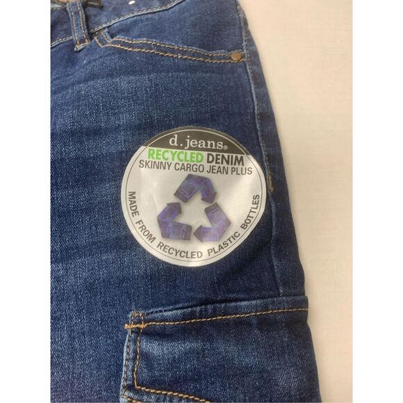 Cargo Style Skinny Jeans - Picture 4 of 7